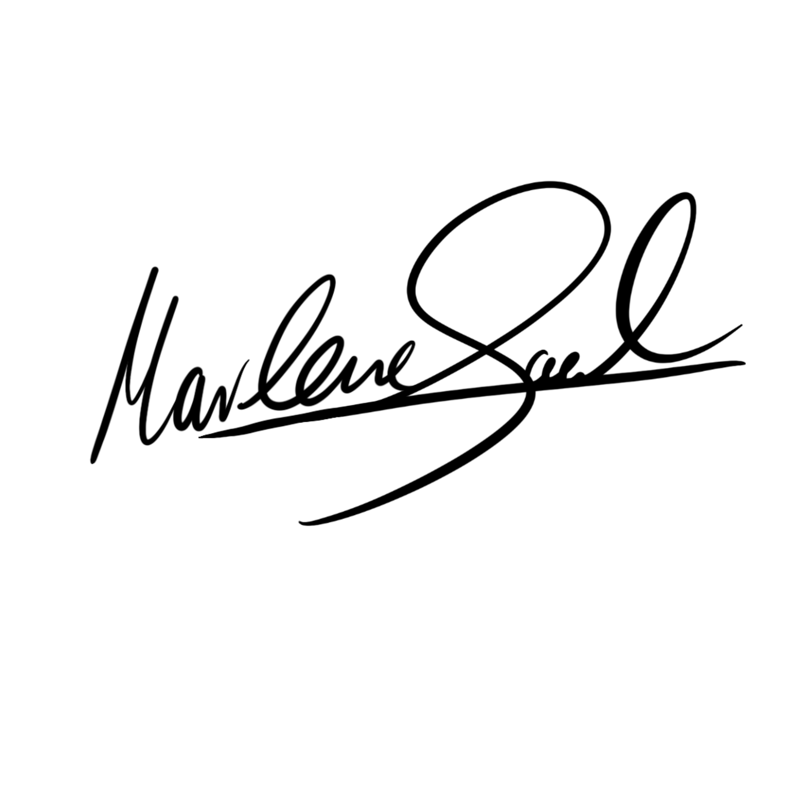 Marlene Saal signature